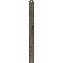 6" Metric & English Scale Metal Ruler