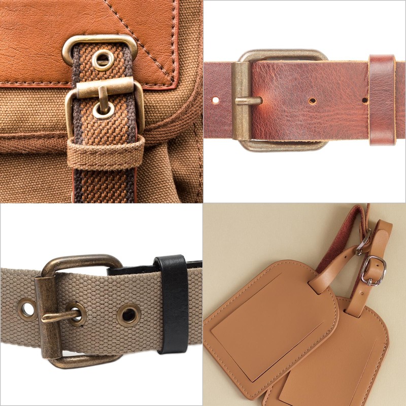 METALLIXITY Metal Roller Buckles (30mm/1.18inch) 10Pcs, Metal Belt Buckle Single