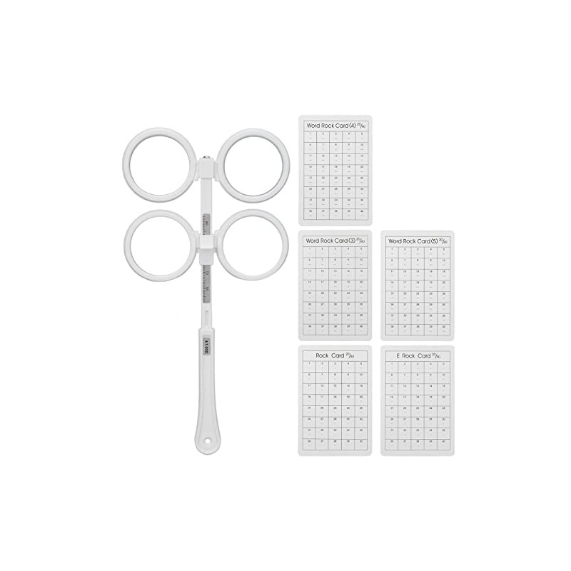 Optometry Flip, Professional Portable White Plastic Optical Flipper for Amblyopia