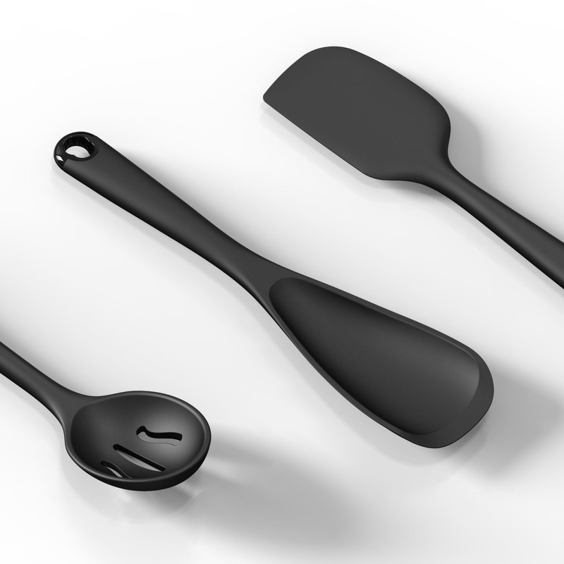Silicone Kitchen Utensils Set, 600°F Heat Resistant Silicone Cooking Utensils,