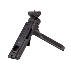 JJC Bluetooth Handgrip Remote Control for Sony ZV-E10 ZV-1 ZV-1F A6700 A6600 A6400 A6100 A7C A7SIII A7III A7RIII A7RIV A7RV RX0II RX100VII Vlogging Cameras Replaces GP-VPT2BT Mini Tripod Handle Tripod