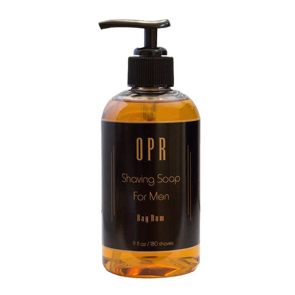 OPR's Bayrum Shave Soap is a Foam-Free Shaving Cream for Men that Gives Superior Lubrication, Leaves Skin Smooth, Smells Great, and Provides Up To 180 Shaves, No Shaving Soap Bowl or Mug Needed