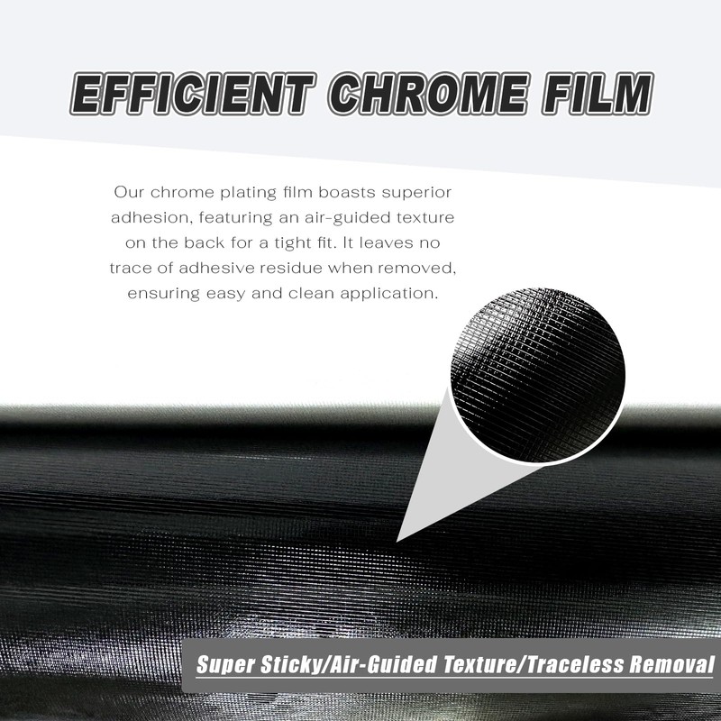iwannachange Side Window Chrome Delete Vinyl Wrap Overlay fit for