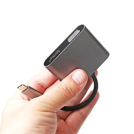 JBSTK USB C to HDMI VGA Adapter HDMI 4K@30Hz 4-in-1 USB-C Multiport Adapter Thunderbolt 3 to HDMI VGA 1080P PD Charging Port USB 3.0 Port