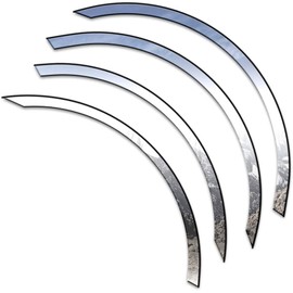 Brighter Design 4p Chrome Stainless Fender Trim fit for Lincoln MKZ 2006-2012