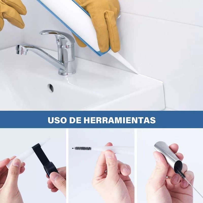 Baixi 35pza Herramientas De Calafateo De Silicona Para Cocina,baño