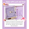 Hoci Poci Diary with Lock and Keys for Girls Gift