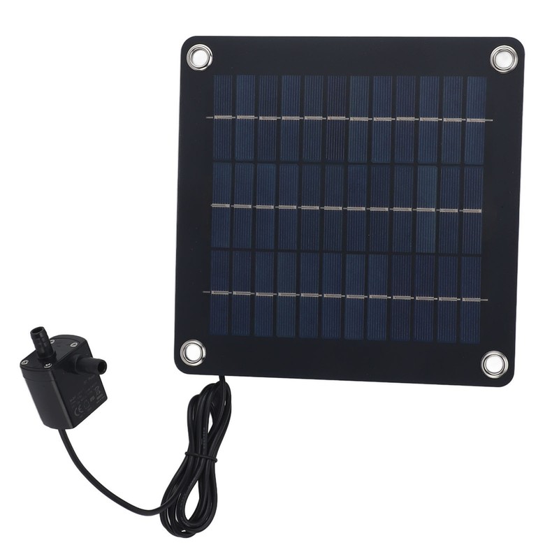 20W Monocrystalline Solar Panel with Garden Pond Fountain DC12V Pump