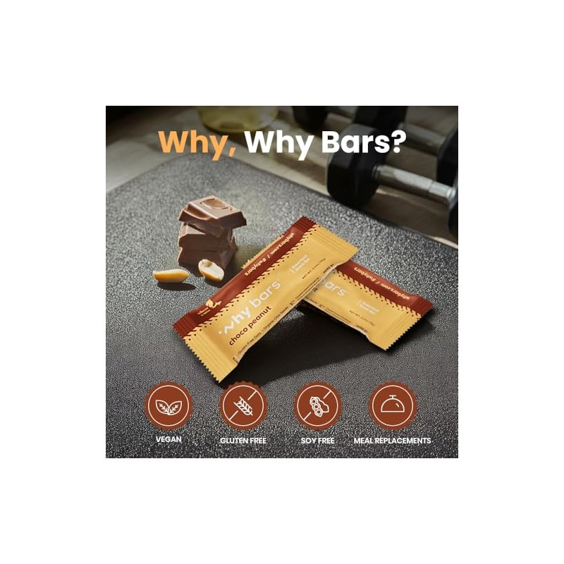 WHY BARS- “Por qué barras, barras de proteína, mantequilla de
