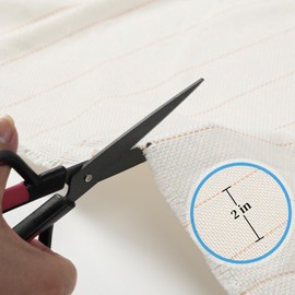 Tufting Cloth with Marked Lines Monk's Cloth Large Overlocking Tufting Fabric for Punch Needle, DIY Rug Tuft Making (40 X 200 in)