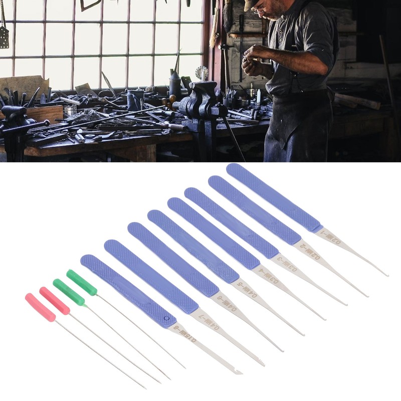12PCS Tap Extractor Spring Steel Tap Remover Tool Kit Stripped