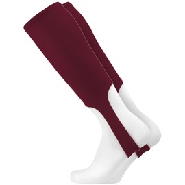 TCK Solid Colored Baseball Stirrups Pattern A (Maroon, Large)