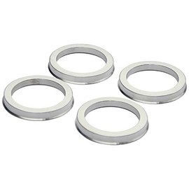 DCVAMOUS Alloy Aluminum Hub Centric Rings 125 to 121.3, Set of 4 - Performance Hubrings for 121.3mm Vehicle Hub and 125mm Wheel Center Bore Compatible with Dodge Ram 8 Lug 2500 3500 Aftermarket Rim