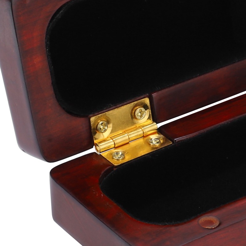 Solid Wood Mouthpiece Case Box Portable Storage for Sax Musical