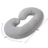 INSEN Pregnancy Pillow for Sleeping, Maternity Pillow with Jersey Cotton