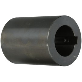 Climax Part RC-200-KW Mild Steel, Black Oxide Plating Rigid Coupling, 2 inch bore, 3 5/16 inch OD, 4 1/2 inch Length, 1/2-13 x 1/2 Set Screw