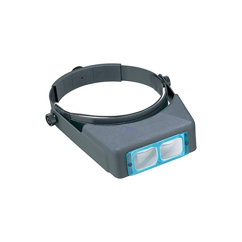 Donegan LX-5 OptiVISOR Headband Magnifier, 2.25X Magnification Optical-Grade Acrylic Lens