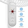 PELONIS 16'' Pedestal Fan for Bedoom, Remote, Standing Fan with