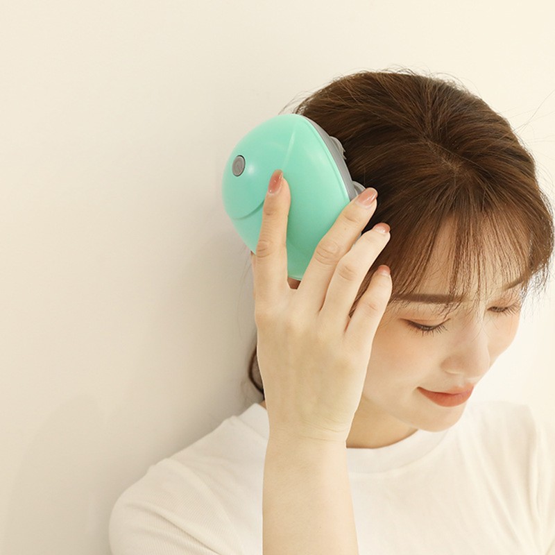 Electric Scalp Massager Cordless Head Massager with 4 Kneading Heads
