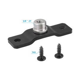 CAMVATE 5/8'' Male to 1/4'' Female Microphone Adapter, Bottom Pedestal Wall/Table/Ceiling Mount