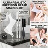 YTAXYZWR Set 5 Pezzi per Modellare Barba e Linee dei