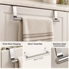 36cm Over Cabinet Door Towel Rack for Kitchen & Bathroom
