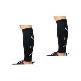 FOMIYES 2pcs Calf Compression Leg Sleeve Knee Support for Running Hiking Size Xl Elastic Antislip Sports Calf Guard