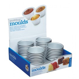 KitchenCraft Anodised Mini Pudding Mould, 7.5cm