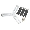 Fuel Tank Lid Wrench 3 Jaws Chrome Tangsten Steel Fuel