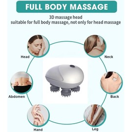 Electric Scalp Massager,Portable Handheld Waterproof Scalp Massager with 3 Modes Speed for Deep Cleansing, Relief, Hair Growth