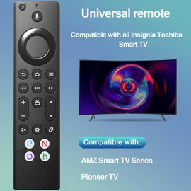 Replacement Voice Remote Control for All Insignia/Toshiba/Pioneer Smart TVs, Compatible with TV Stick, TV Cube