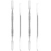 4Pcs Makeup Spatula tool metal Set Professional Beauty Stainless Steel