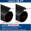 20 FT Garage Door Bottom Seal Rubber 0.19" P Bulb