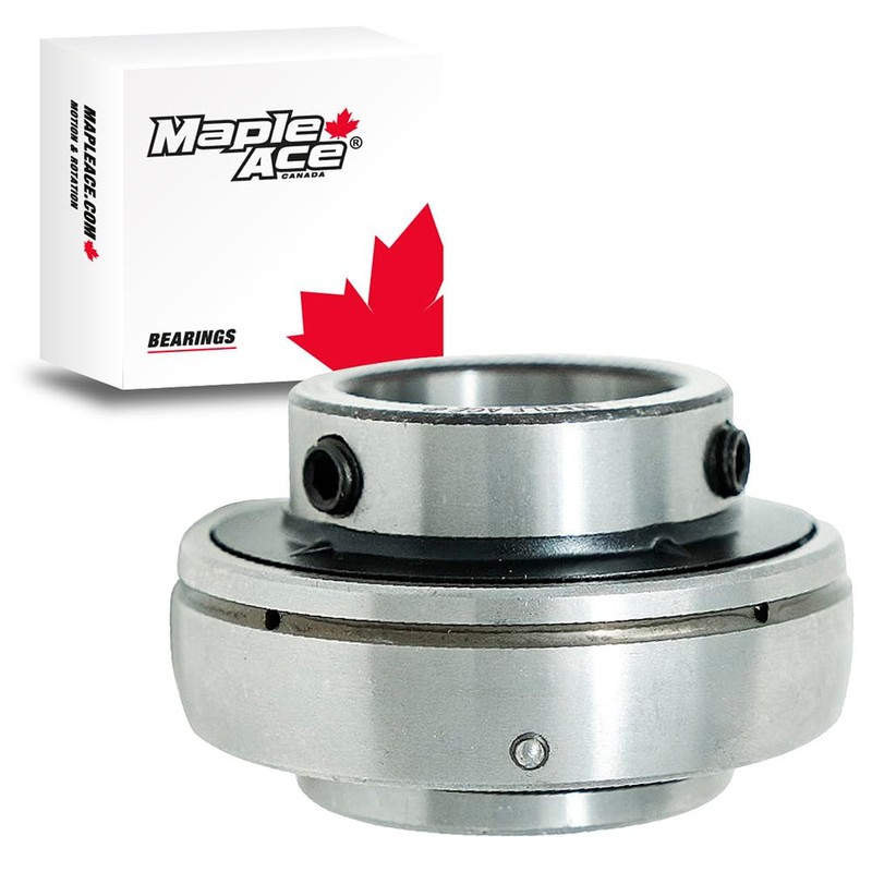 MAPLE ACE UC207-22 Insert Bearing 1-3/8" Bore, Spherical OD with
