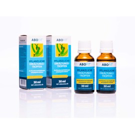 ABOFIT Eucalyptus Oil Vegetable Cold Drops for Rubbing, Inhaling, Taking for Colds, 60 ml (2 x 30 ml)