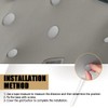 PACLVIO 60Pcs Car Roof Headliner Repair Kit, Car Ceiling Fabric
