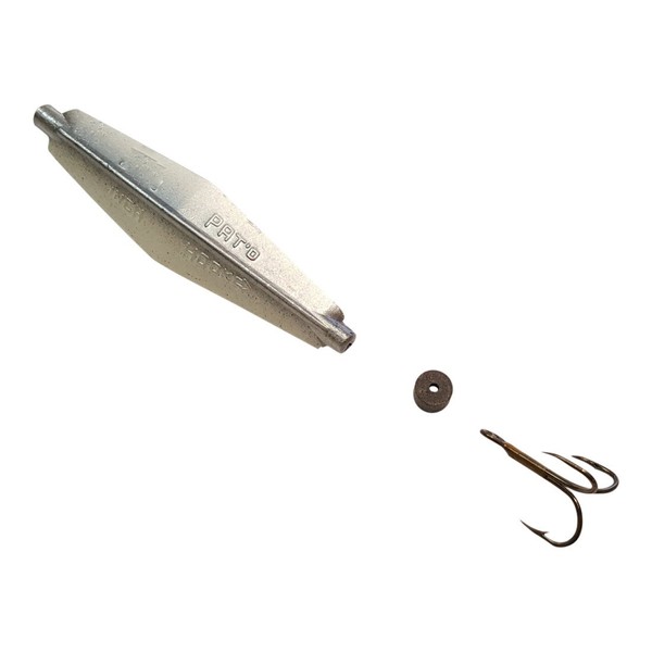 Buzz Bomb, Deadly Sonic Lure, Black Pearl,4 Inch,Jigs