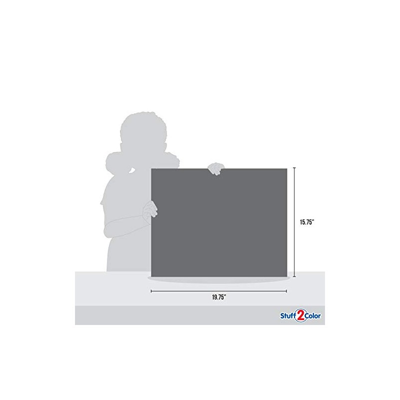 Stuff2Color Midnight Bronco - 16x20 Fuzzy Velvet Coloring Poster