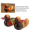 Mandarin Ducks Pair, 2Pcs Chinese Mandarin Ducks Feng Shui Figurine