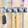 Vicloon Broom Mop Holder Tidy Organizer, Wall Mounted Organizer with