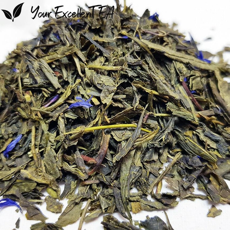 Sencha Green Earl Grey Blue Flower - China Green Loose