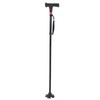 Aluminum Alloy Folding Light Cane Elderly Four‑legged with Lamp Non‑slip