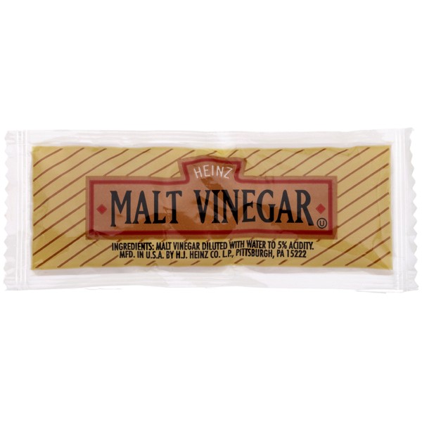Heinz Malt Vinegar, 0.32 Single Serve Packages (Pack of 200)