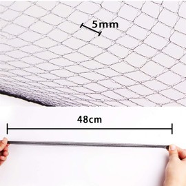 Vayfoni 20PCS Bun Nets - Hair Nets for Buns - Invisible Mesh Bun Holders - Elastic Ballet Hair Nets for Girls, Women, Nurses, Dancers - 50cm 5mm Mesh (Dark Brown)