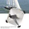 Marine Aluminium Reflector, Octahedral Boat Reflector for Sailboat Motorboat, 12