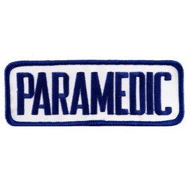 Paramedic EMT EMS Embroidered Patch Emergency Rescue Services Iron-On Ambulance