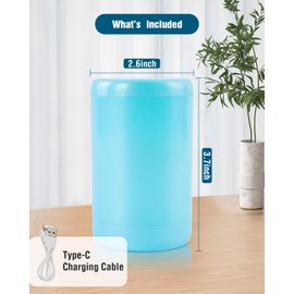 Rechargeable Electric Pump for Vacuum Storage Bags, 1500mAh Large-Capacity Battery,30-45 Sec High-Speed Operating, 5-Level Power Light, Compatible with Various Space Saver Vacuum Storage Bags