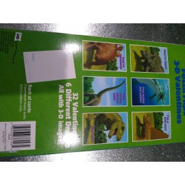 Mello Smello 32 Lenticular Cards 3D Fossil Flips DINOSAUR Valentines