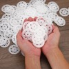 PATIKIL 46mm Plastic Washers, 200 Sets Plastic Insulation Washers Foam
