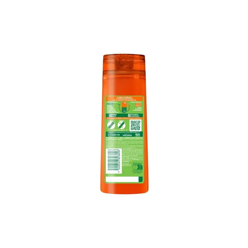 Shampoo Garnier Fructis Borrador de Daño con Biotina Largo Perfecto